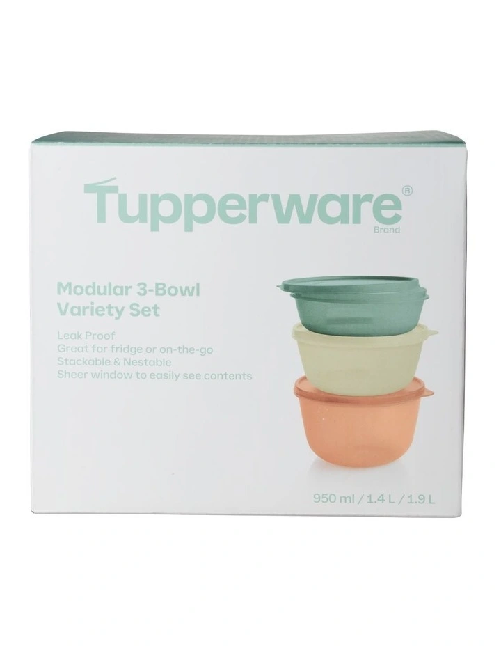 Modular Variety Bowl Set of 3 950ML / 1.4L / 1.9L Gift Boxed image 4