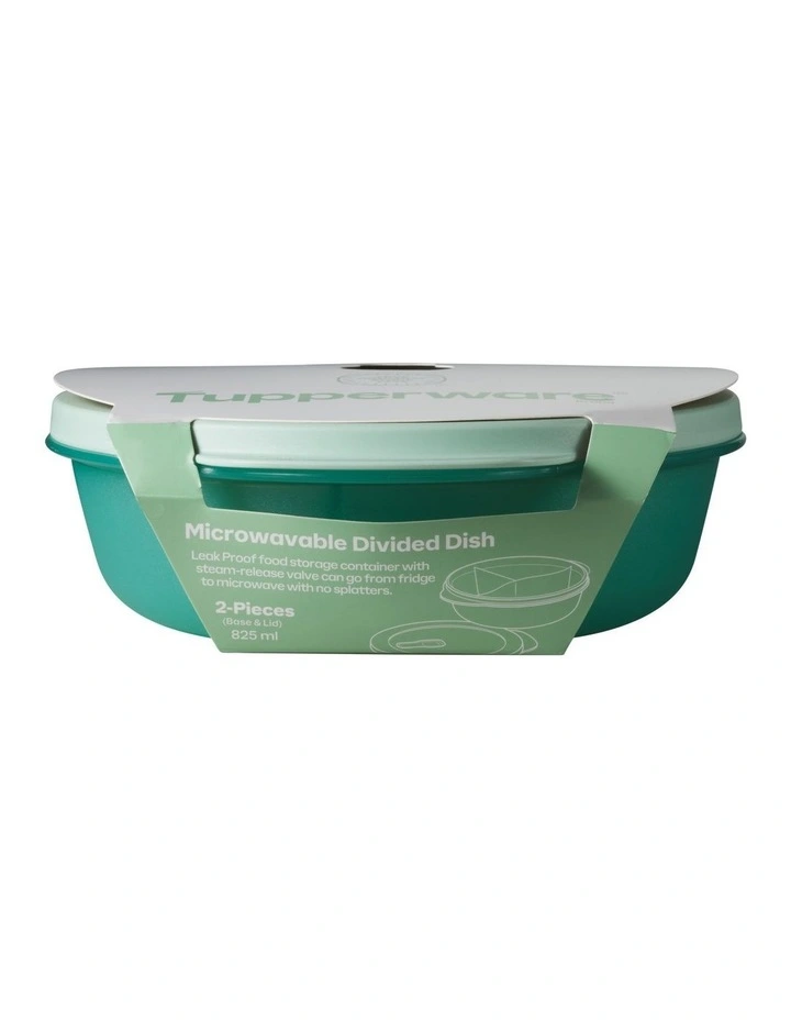 Microwavable Divided Dish 825ML Green image 3