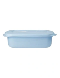 Microwavable Rectangle Food Container 1L Blue
