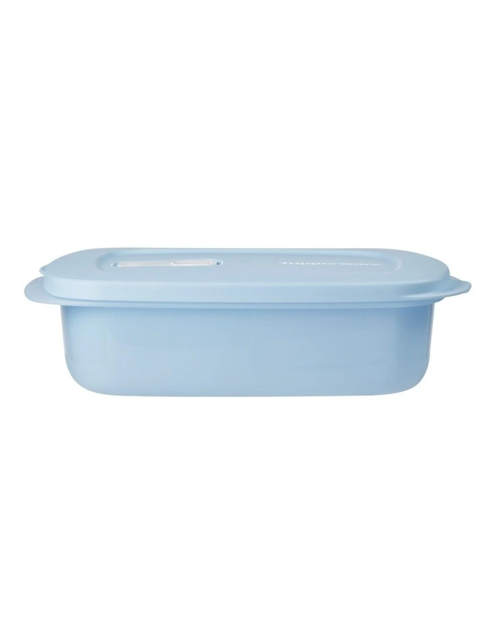 Microwavable Rectangle Food Container 1L Blue image 1
