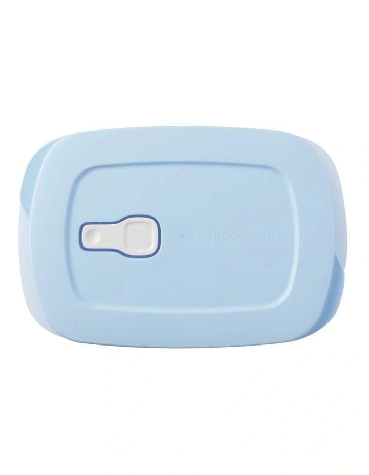 Microwavable Rectangle Food Container 1L Blue image 5