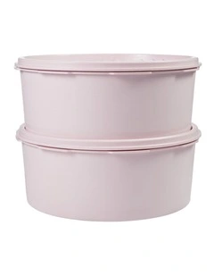 Heritage Canister Set of 2 1.8L Pink
