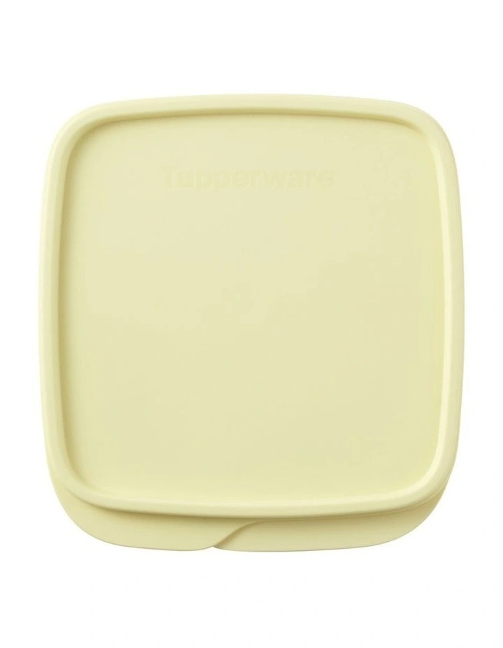Divided Square Lunch Box 550ML Yellow image 5