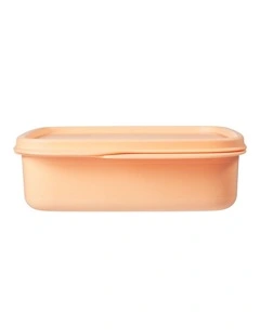 Divided Square Lunch Box 550ML Orange