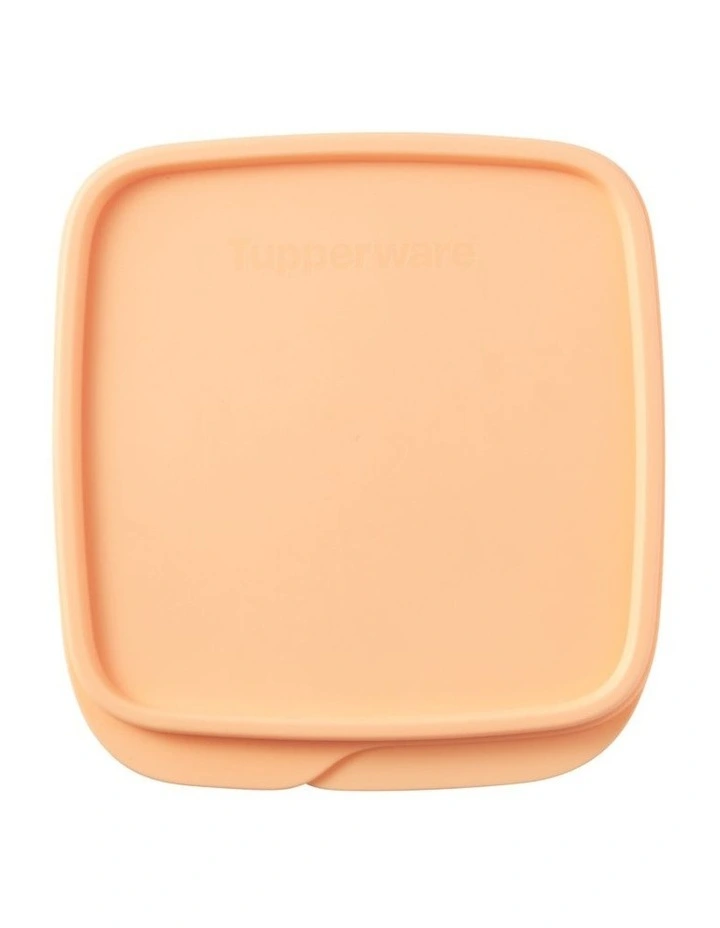 Divided Square Lunch Box 550ML Orange image 5