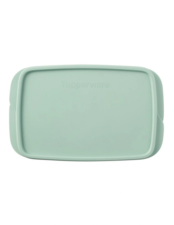 Divided Rectangle Lunch Box 1L Green image 5