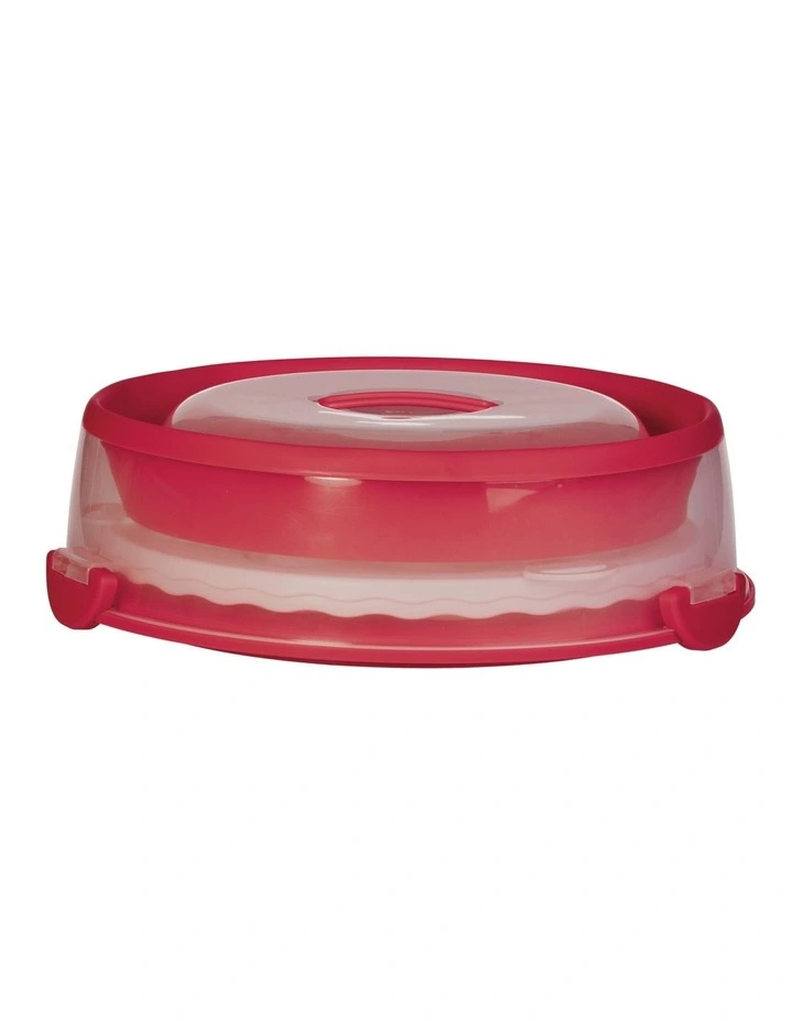 Collapsible Cupcake And Cake Carrier Red image 6