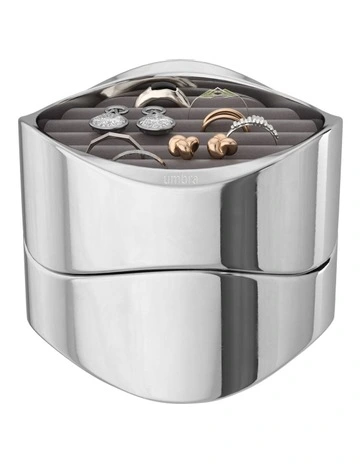 Wavy Jewellery Organiser Chrome in Silver