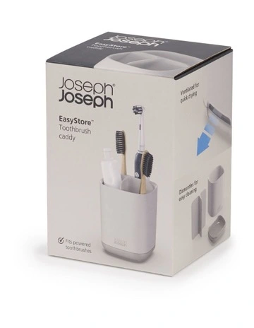 EasyStore Toothbrush Caddy in Ecru