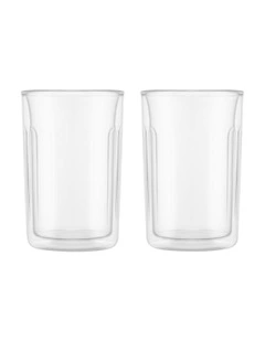 Chicago Double Wall Glasses SO2 350ml in Clear