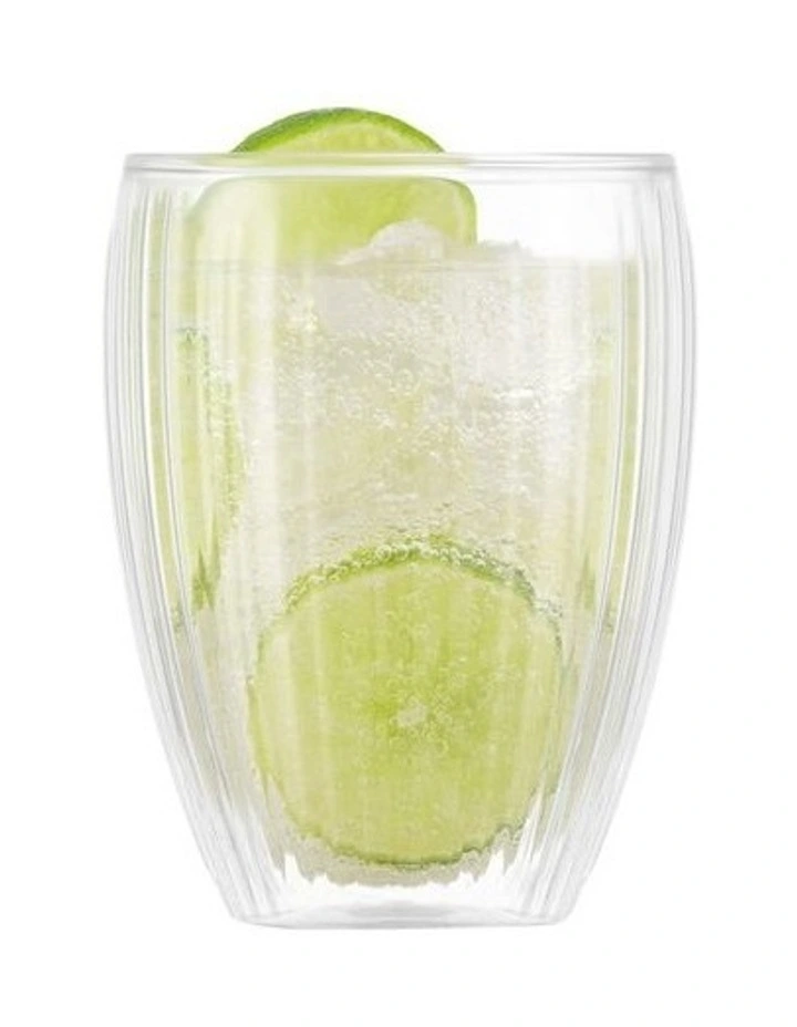 Pavina Double Wall with Ribs 320ml in Clear image 2