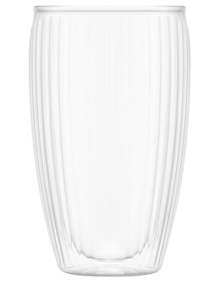 Pavina Double Wall with Ribs 450ml in Clear image 3