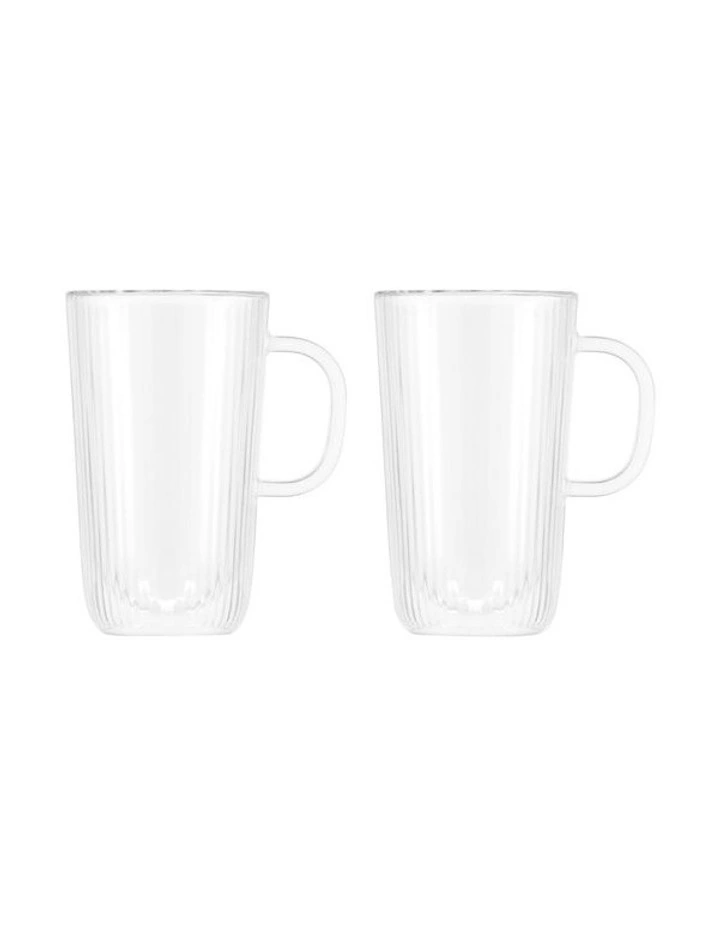 Douro Double Wall with Handle 400ml Set of 2 in Clear image 1