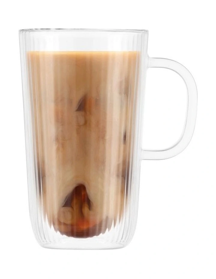 Douro Double Wall with Handle 400ml Set of 2 in Clear image 2