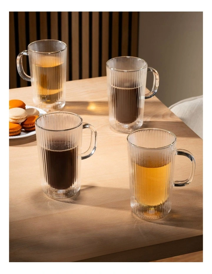 Douro Double Wall with Handle 400ml Set of 2 in Clear image 4