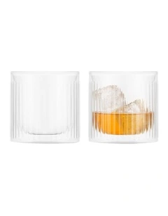 Douro Bar DW Whiskey 300ml Set of 2 in Clear