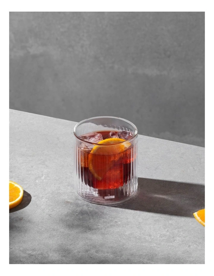 Douro Bar DW Whiskey 300ml Set of 2 in Clear image 3