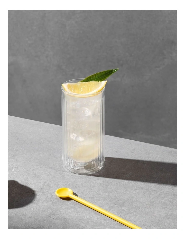 Douro Bar Double Wall Gin and Tonic 300ml Set of 2 in Clear image 3