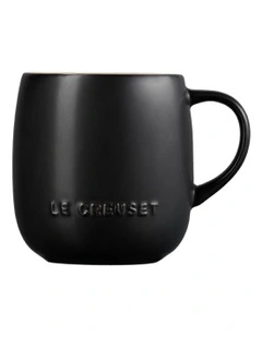 U Mug 380ml in Satin Black