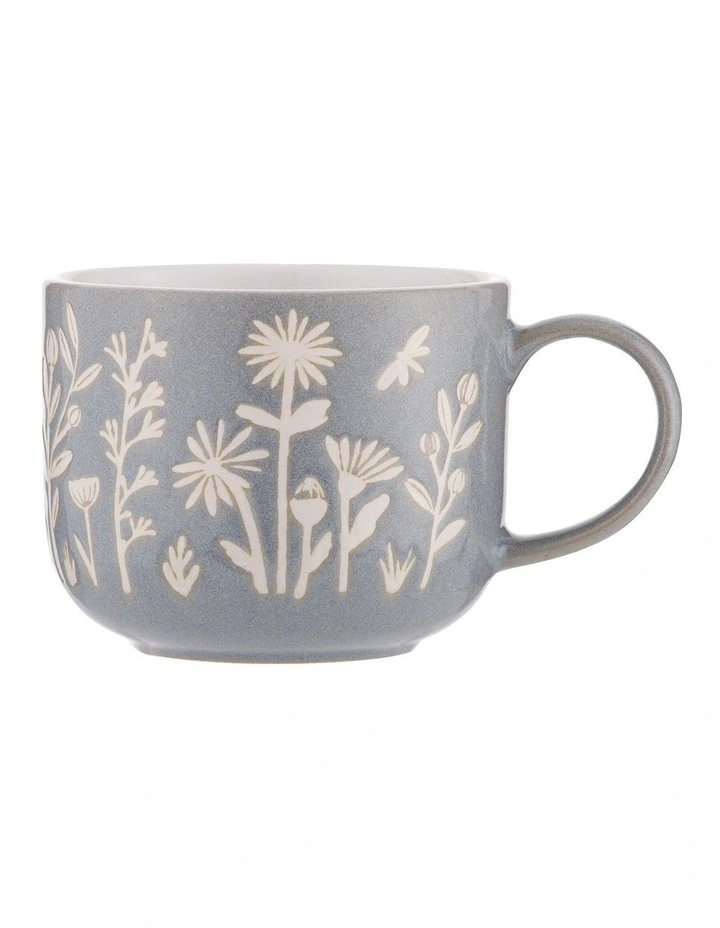 The Meadow Daisy Mug 400ml in Blue image 1
