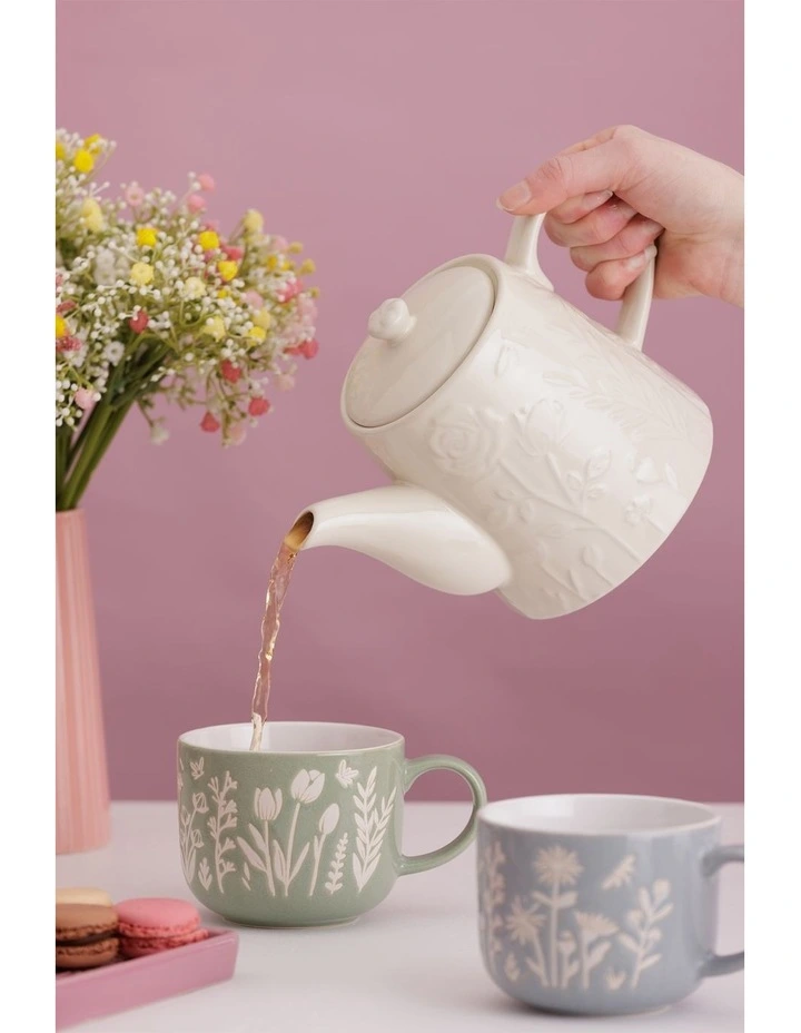 The Meadow Daisy Mug 400ml in Blue image 6
