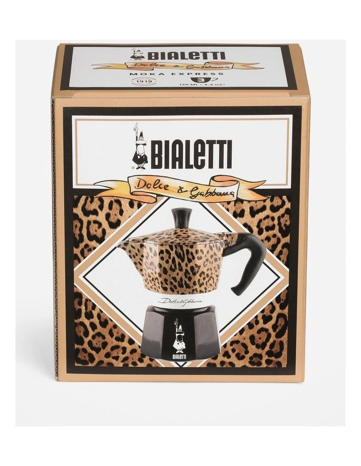 Moka Express 3 Cup D&G Leopardo image 4