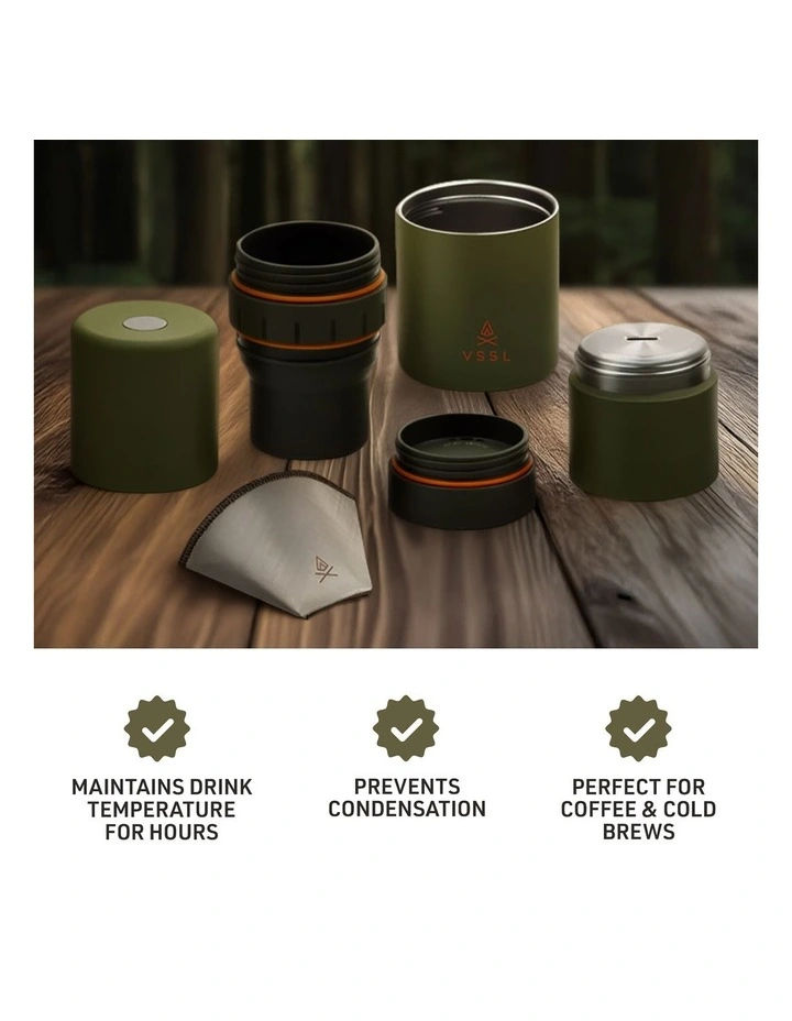 Nest Pour Over Coffee Kit Deep Moss image 7