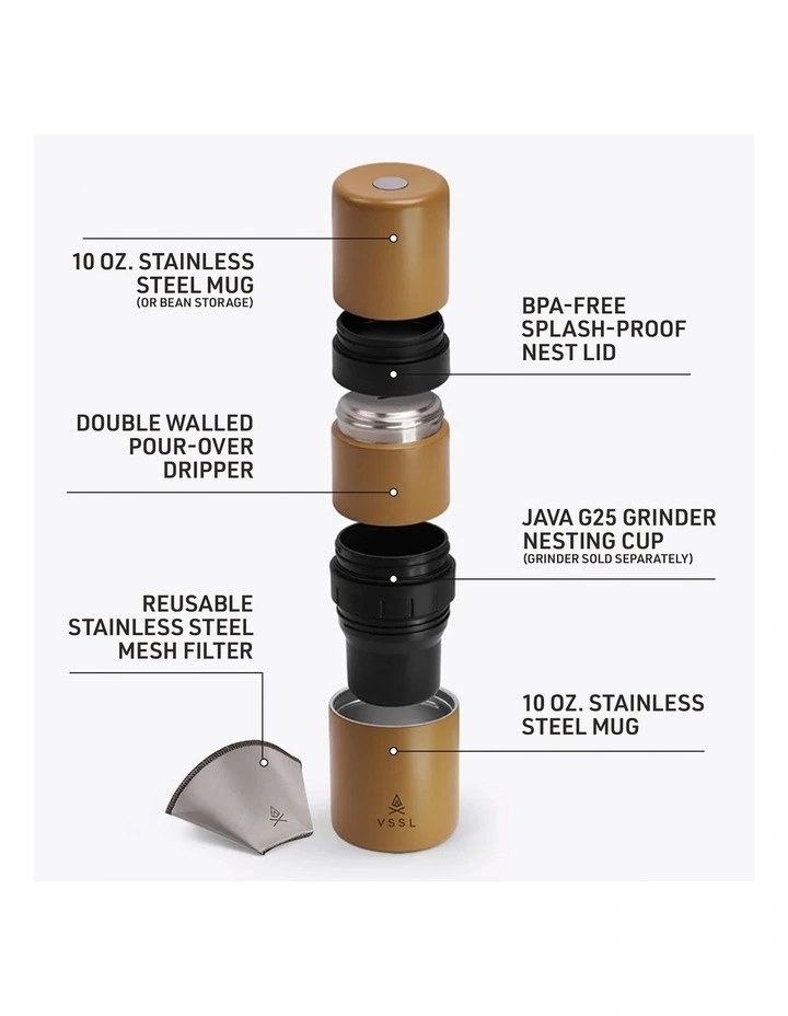 Nest Pour Over Coffee Kit Sahara image 3