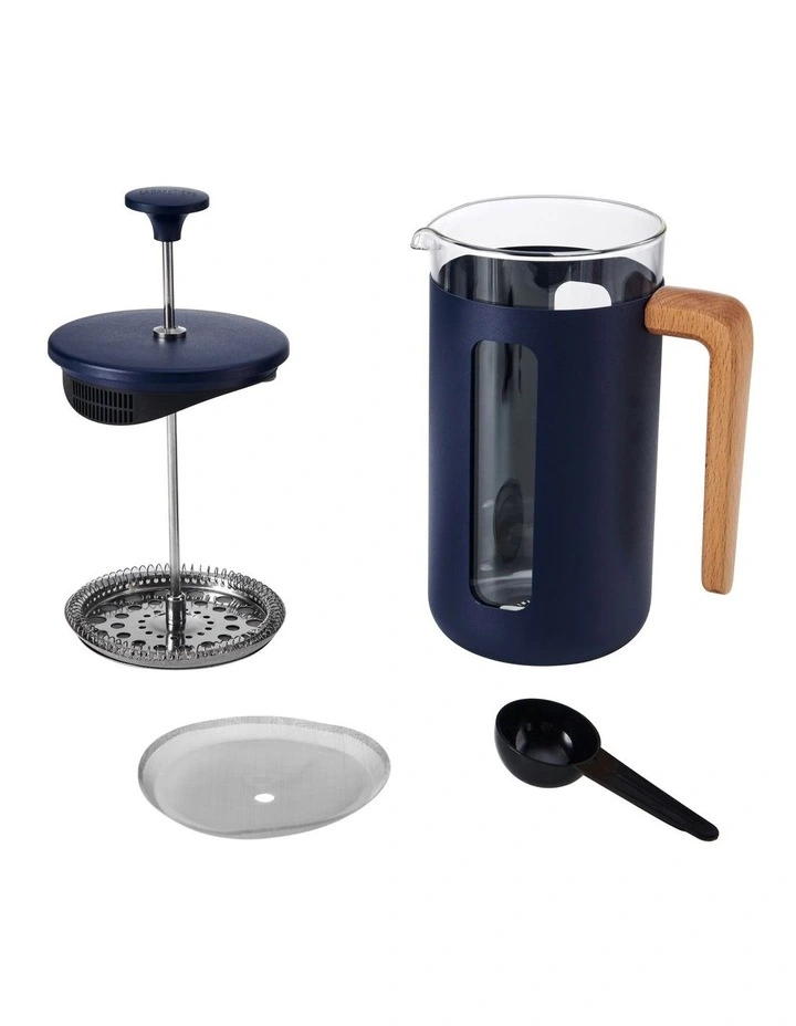 Pisa Cafetiere 8 Cup 1.0L in Navy image 3