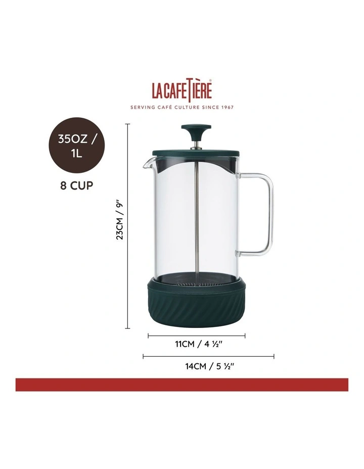 Glass 8 Cup 1L in Green image 5
