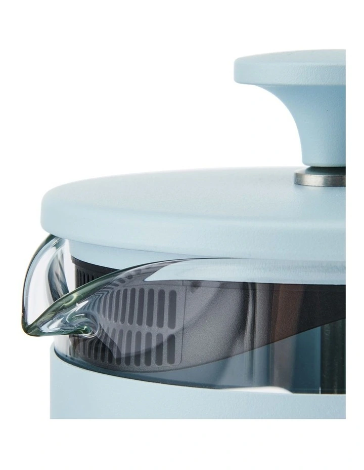 Pisa Stainless Steel 8Cups Coffee Maker in Sky Blue image 2