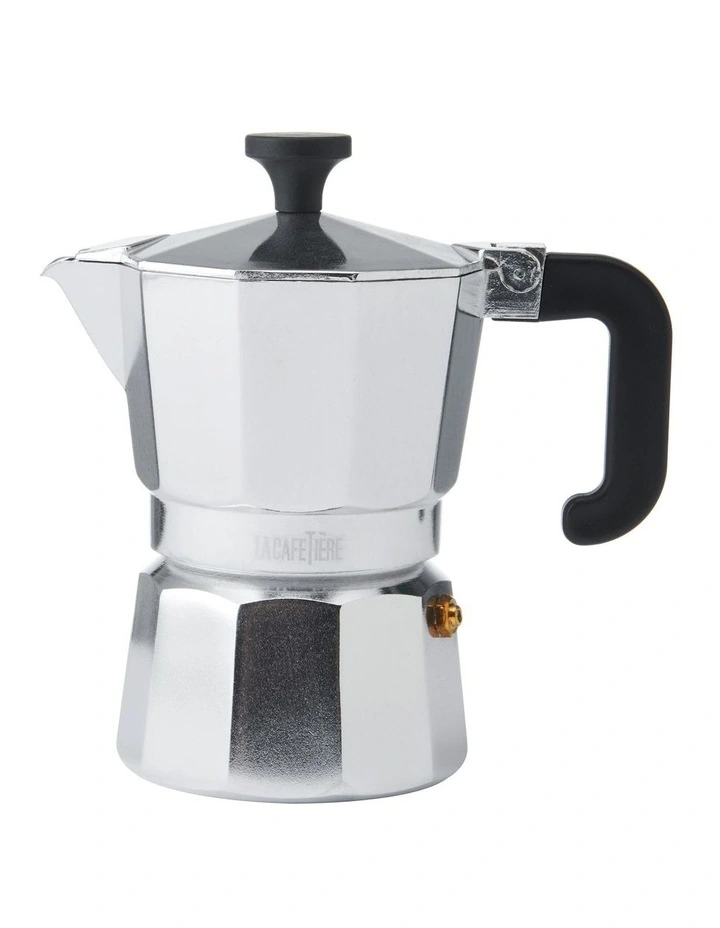 Aluminium Espresso Maker 3 Cup in Silver image 1