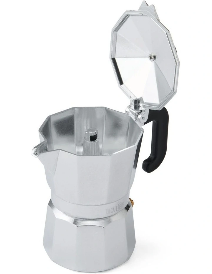 Aluminium Espresso Maker 3 Cup in Silver image 2
