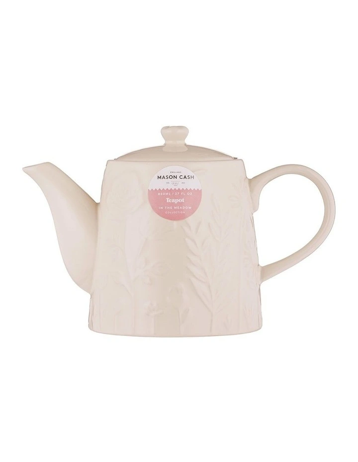 The Meadow Teapot 15 x 23 x 13cm/800ml in Cream image 7