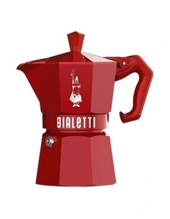 Moka Exclusive 3 Cup in Red