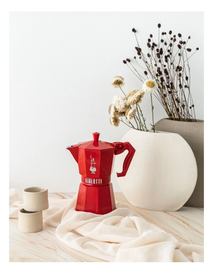 Moka Exclusive 3 Cup in Red image 2