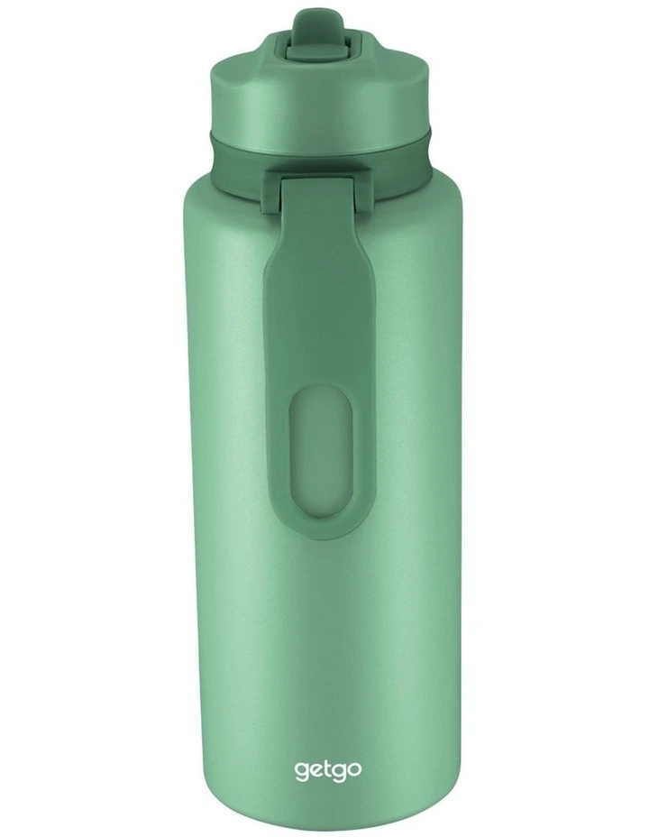 GetGo Double Wall Insulated Sip Bottle 1L Gift Boxed in Sage image 1