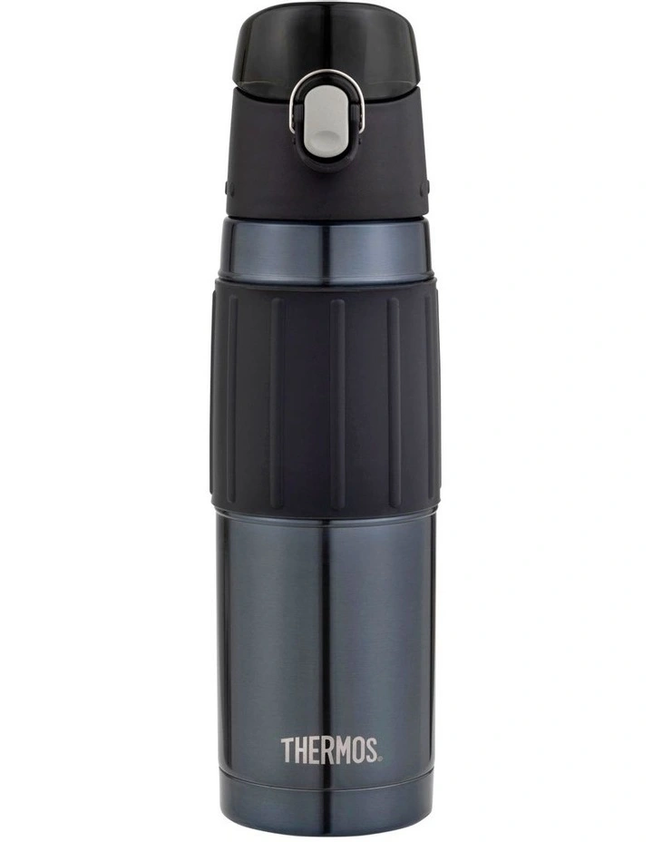 530ml Vacuum Insulated Hydration Bottle with Hygienic Flip Lid - Slate image 1