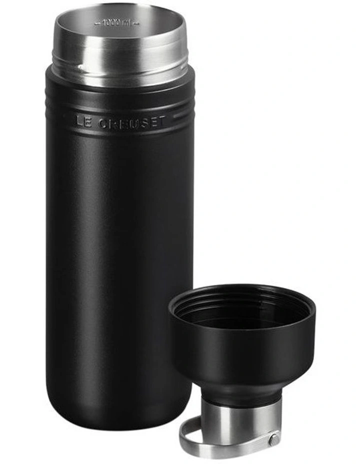 On The Go Bottle 1L in Matte Black image 3