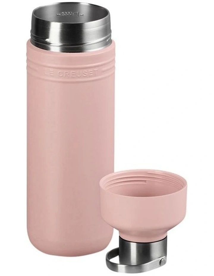 On The Go Bottle 1L in Shell Pink image 3