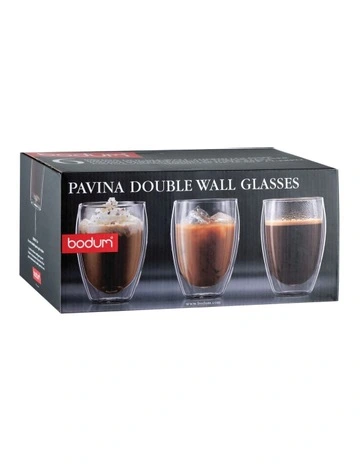 Pavina Double Walled 6pc Glass Set