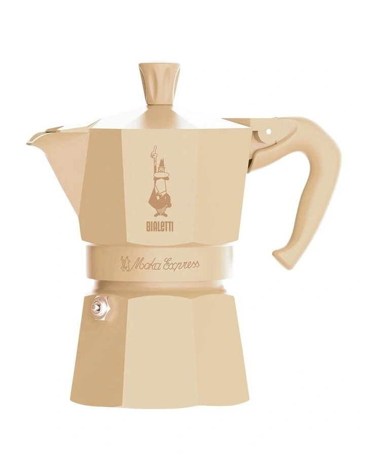 3 Cup Magico Ricordo Moka Express in Cream image 1