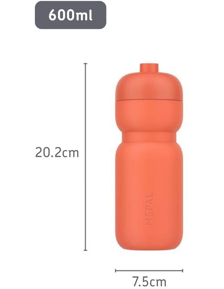Squeeze Bottle 600ml in Peach Orange image 3