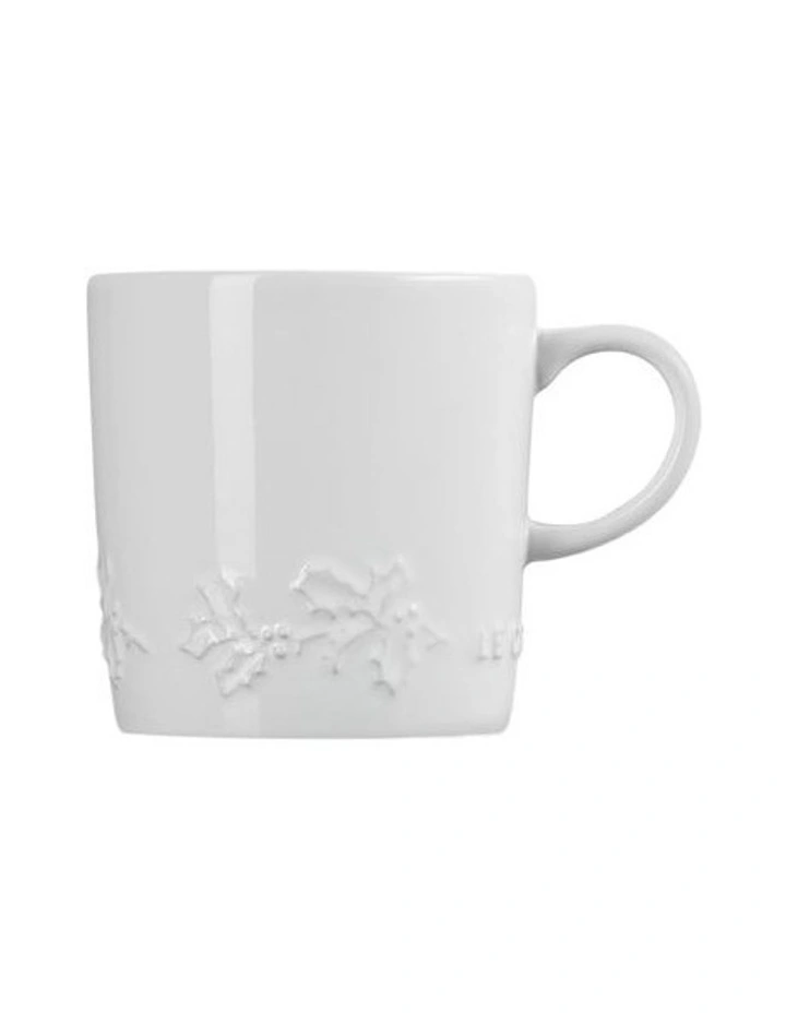 London Holly Relief Coffee Mug 350ml 4C in White image 1