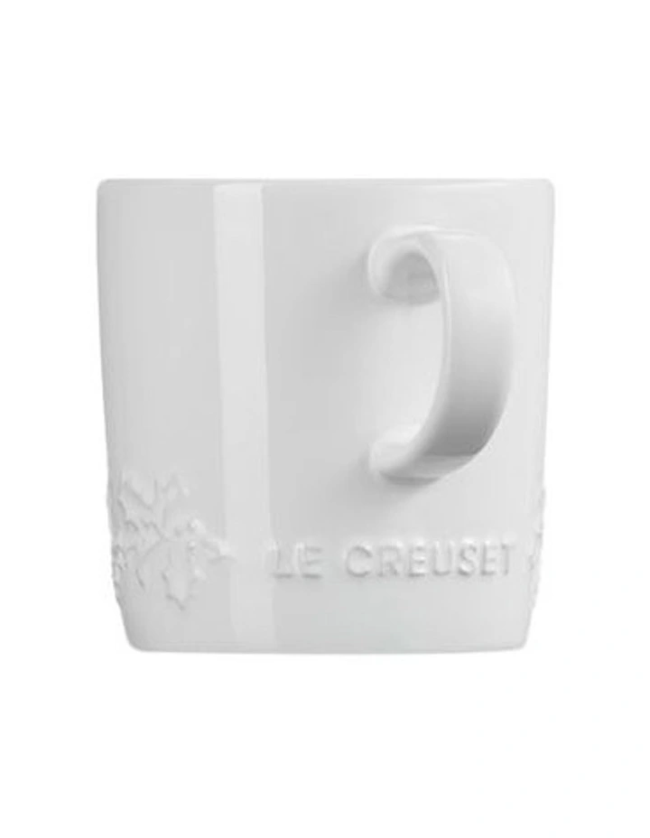 London Holly Relief Coffee Mug 350ml 4C in White image 4