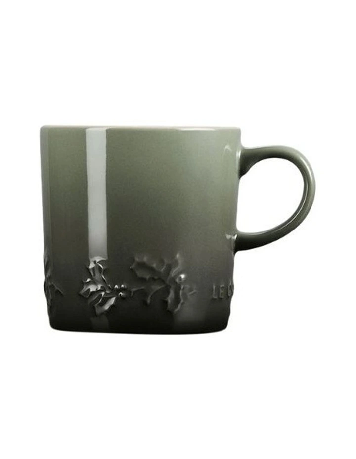 London Holly Relief Coffee Mug 350ml 4C in Thyme image 1