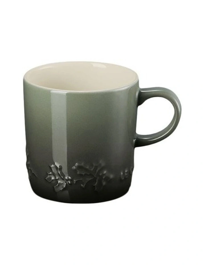 London Holly Relief Coffee Mug 350ml 4C in Thyme image 3