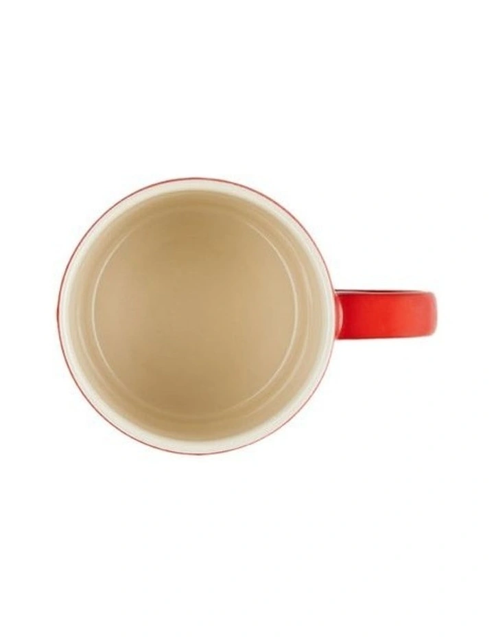 London Holly Relief Coffee Mug 350ml 4C in Cerise image 3