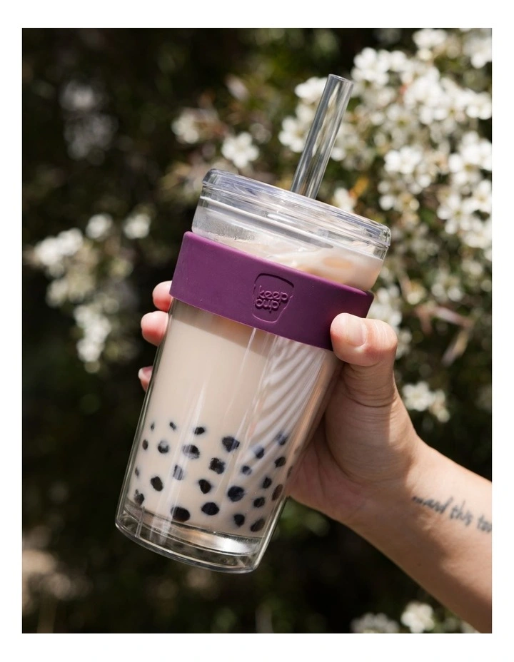 Cold Cup Longplay Boba L 16oz in Merlot image 2