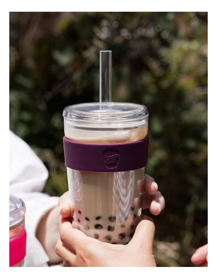 Cold Cup Longplay Boba L 16oz in Merlot image 3